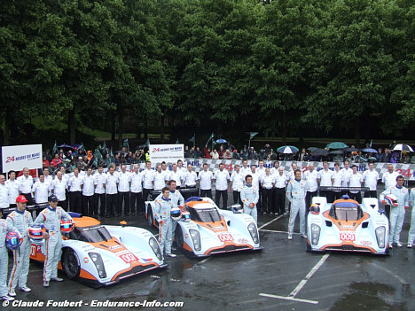 Aston Martin LMP1 holdet der I år debuterer I den store prototype klasse.